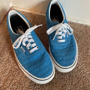 Blue Vans Sneakers, Size 7.5 mens/9 womens